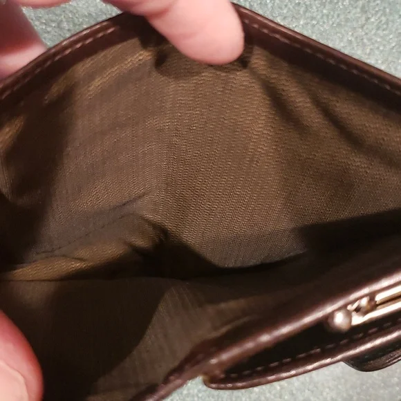 Authentic Fendi Zucca Pattern Trifold Compact Wallet ( 5inx3.5in) - Picture 7 of 8